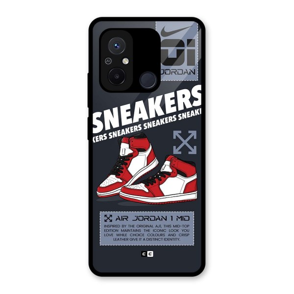 Fantastic Air Shoes Glass Back Case for Redmi 12C