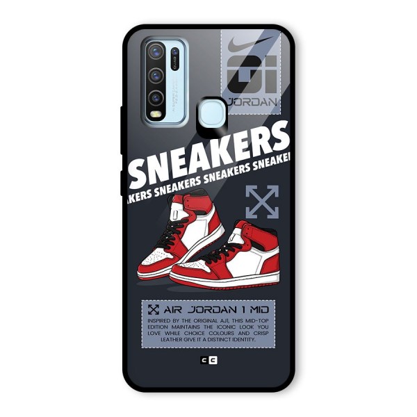 Fantastic Air Shoes Glass Back Case for Vivo Y50
