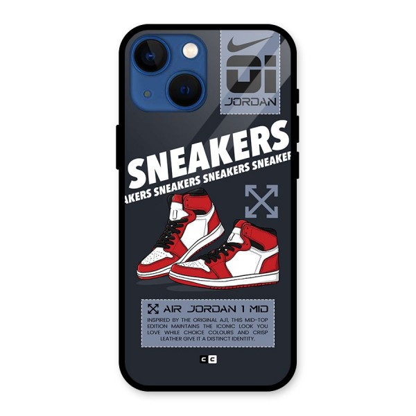 Fantastic Air Shoes Glass Back Case for iPhone 13 Mini