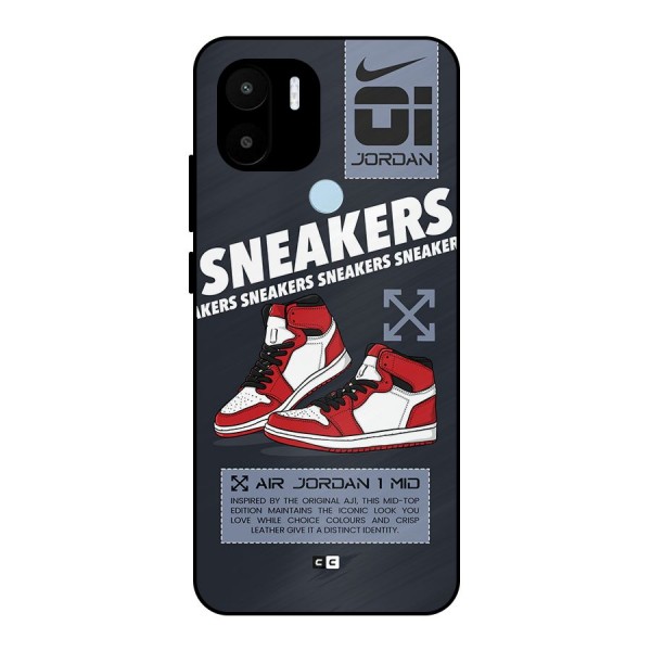 Fantastic Air Shoes Metal Back Case for Redmi A1 Plus