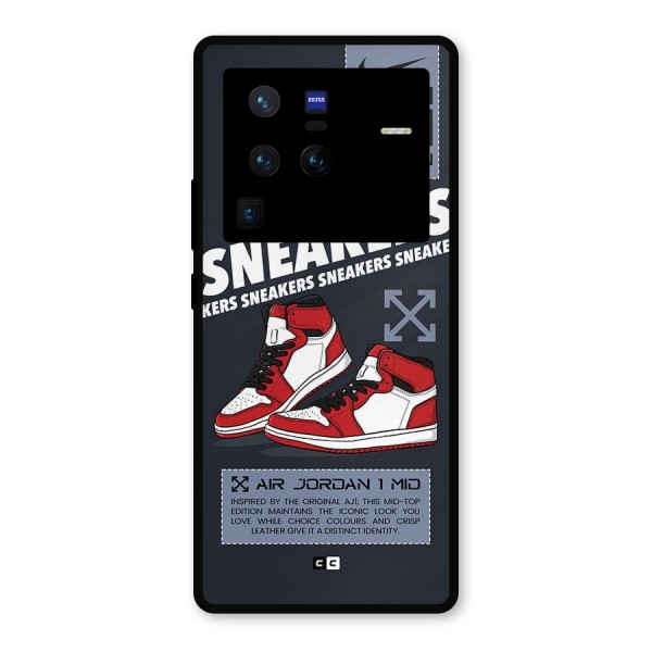 Fantastic Air Shoes Metal Back Case for Vivo X80 Pro