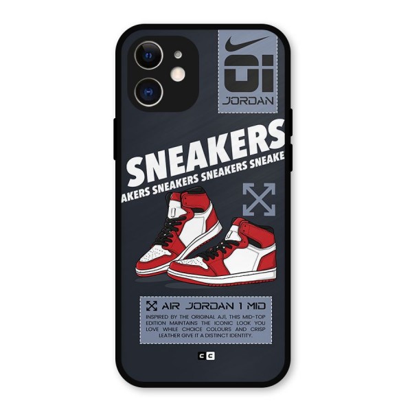 Fantastic Air Shoes Metal Back Case for iPhone 12