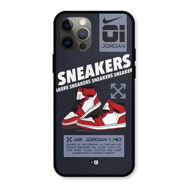 Fantastic Air Shoes Metal Back Case for iPhone 12 Pro