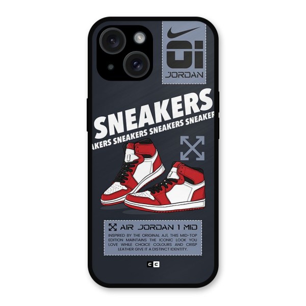 Fantastic Air Shoes Metal Back Case for iPhone 15