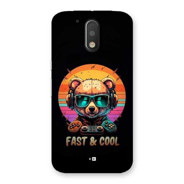 Fast And Cool Back Case for Moto G4 Plus