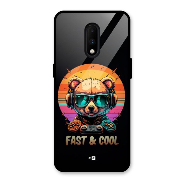 Fast And Cool Glass Back Case for OnePlus 7