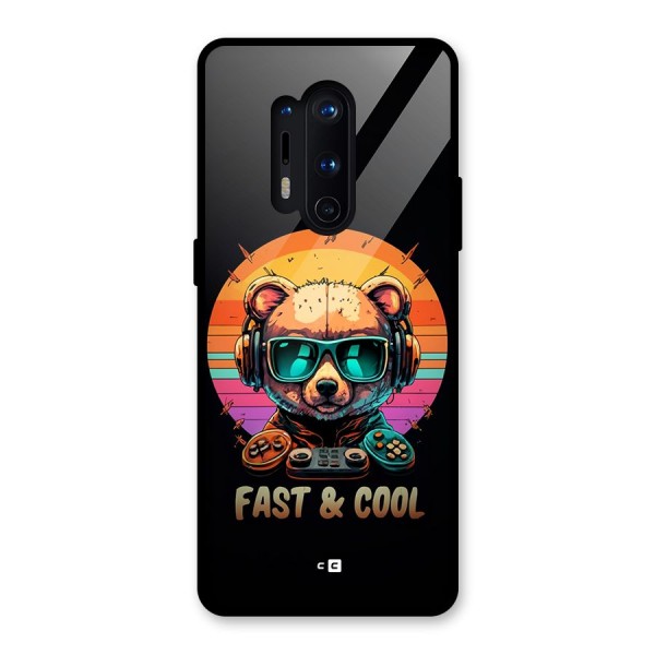 Fast And Cool Glass Back Case for OnePlus 8 Pro