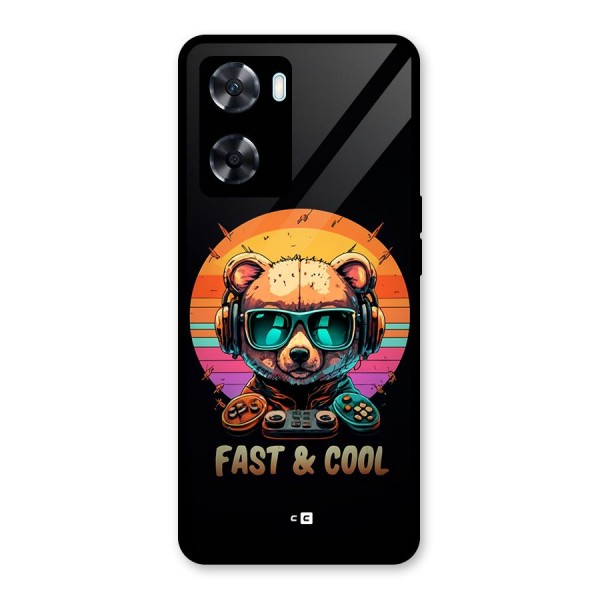 Fast And Cool Glass Back Case for Oppo A77