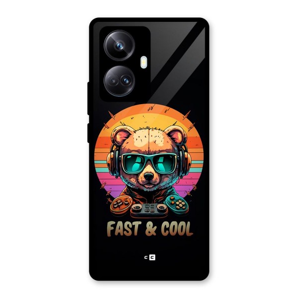 Fast And Cool Glass Back Case for Realme 10 Pro Plus