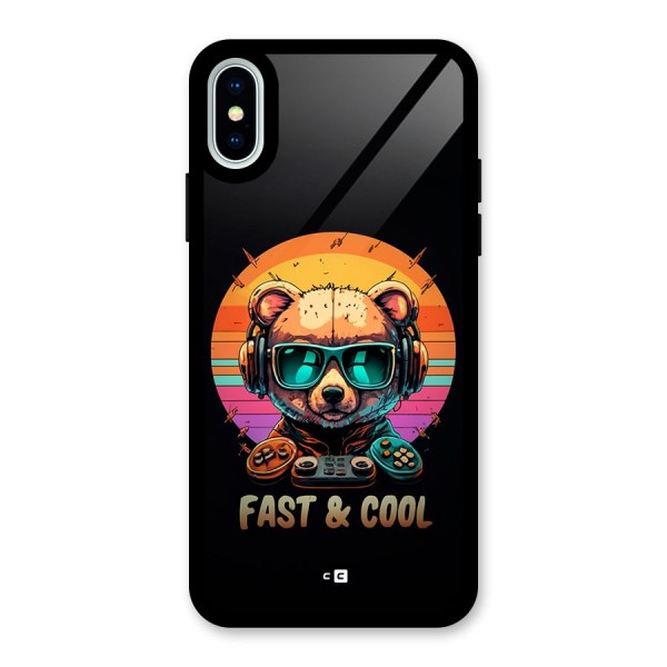 Fast And Cool Glass Back Case for iPhone X