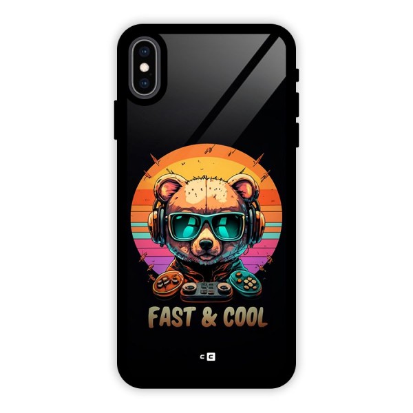 Fast And Cool Glass Back Case for iPhone XS Max