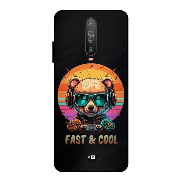 Fast And Cool Metal Back Case for Poco X2