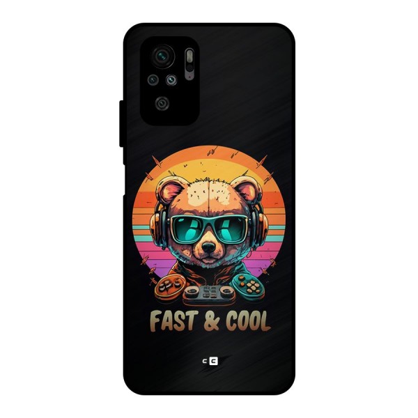Fast And Cool Metal Back Case for Redmi Note 10S