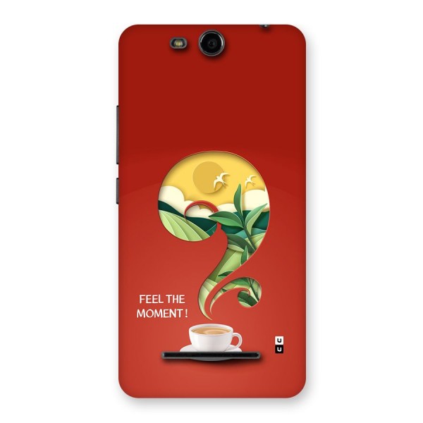 Feel The Moment Back Case for Canvas Juice 3 Q392