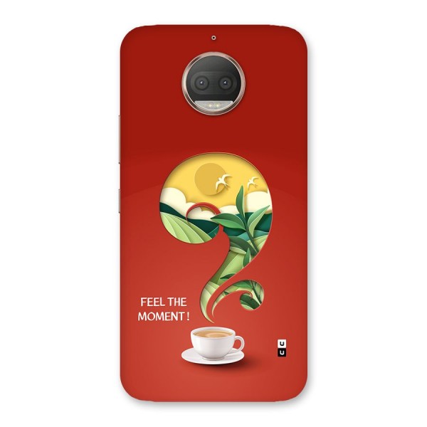 Feel The Moment Back Case for Moto G5s Plus