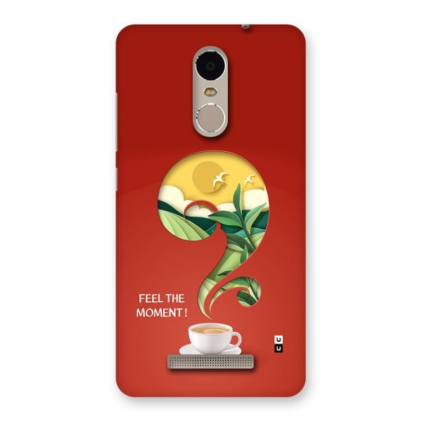 Feel The Moment Back Case for Redmi Note 3