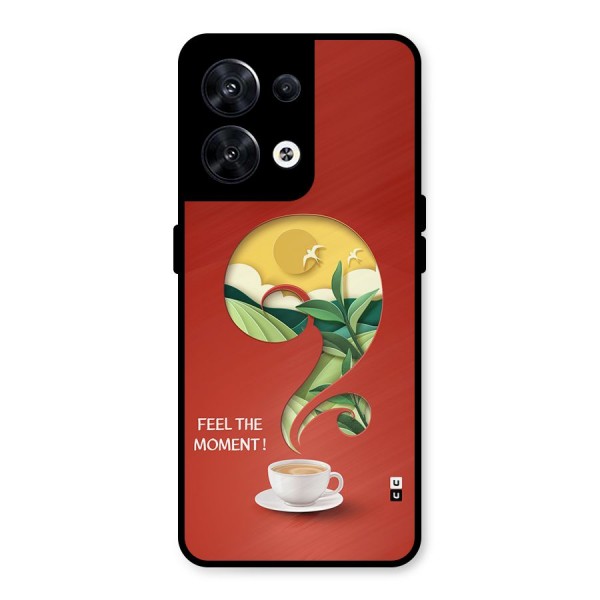 Feel The Moment Metal Back Case for Oppo Reno8 5G
