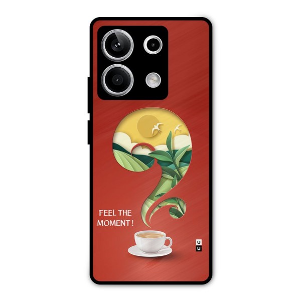 Feel The Moment Metal Back Case for Redmi Note 13 5G
