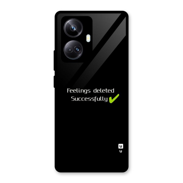 Feelings Deleted Glass Back Case for Realme 10 Pro Plus