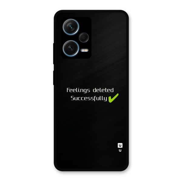 Feelings Deleted Metal Back Case for Redmi Note 12 Pro Plus 5G