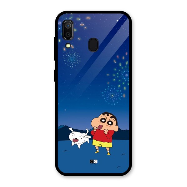 Festival Time Glass Back Case for Galaxy A30