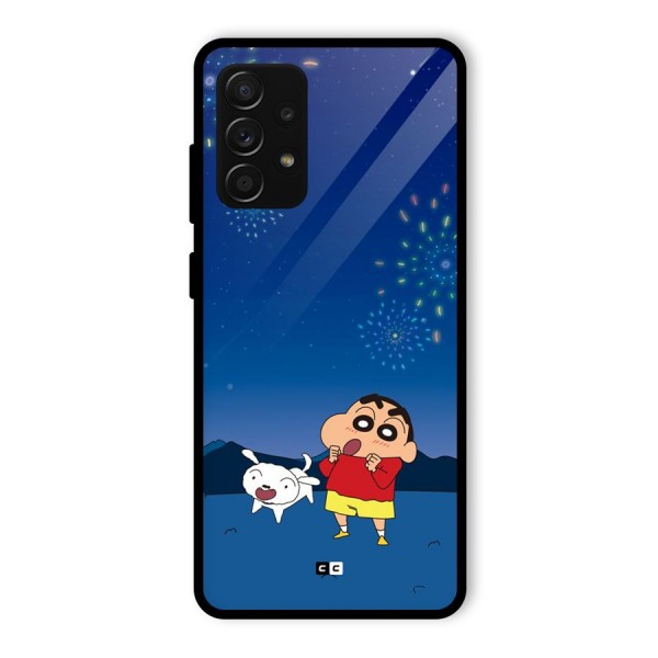 Festival Time Glass Back Case for Galaxy A53 5G