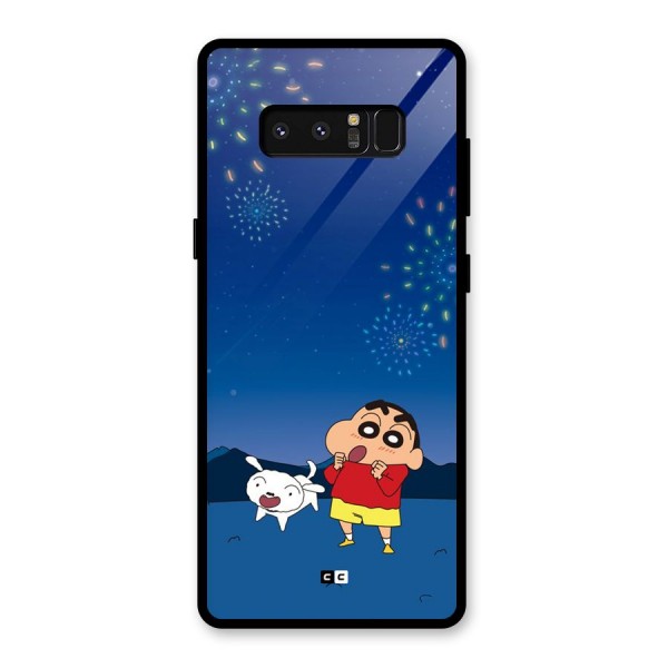 Festival Time Glass Back Case for Galaxy Note 8