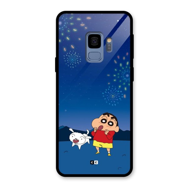 Festival Time Glass Back Case for Galaxy S9