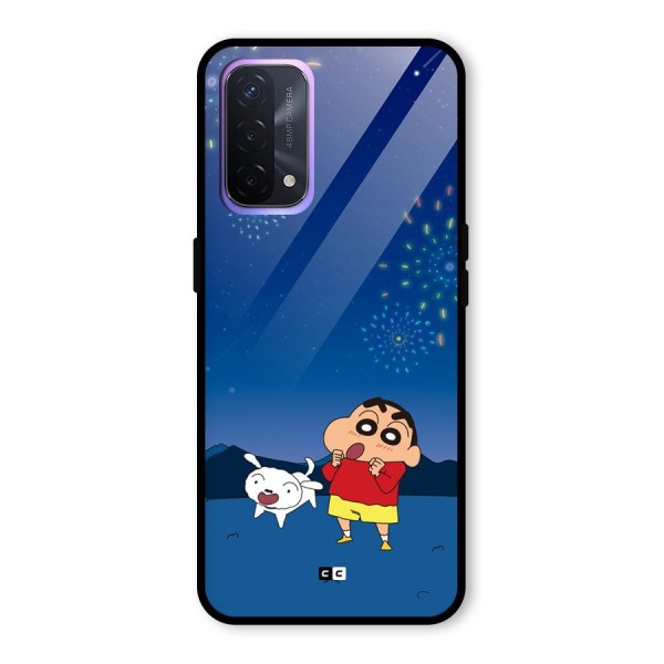 Festival Time Glass Back Case for Oppo A74 5G
