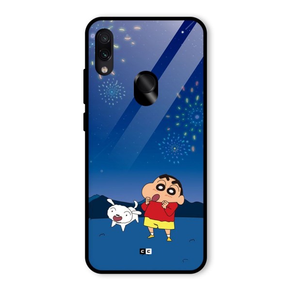 Festival Time Glass Back Case for Redmi Note 7S