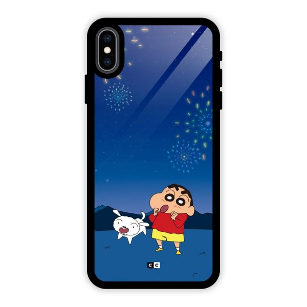 Festival Time Glass Back Case for iPhone XS Max