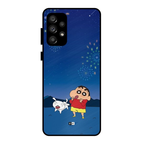 Festival Time Metal Back Case for Galaxy A73 5G