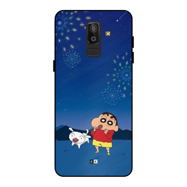 Festival Time Metal Back Case for Galaxy J8