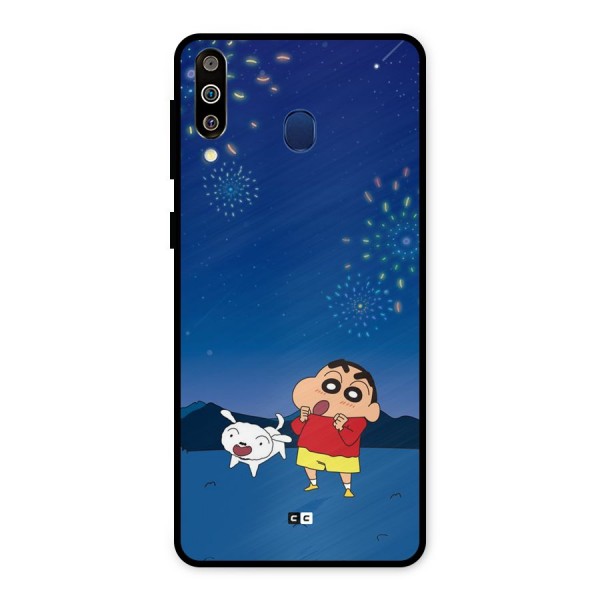 Festival Time Metal Back Case for Galaxy M30