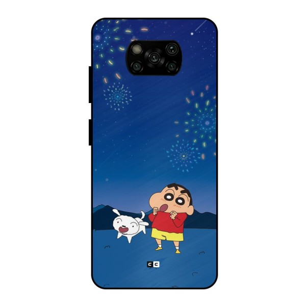 Festival Time Metal Back Case for Poco X3