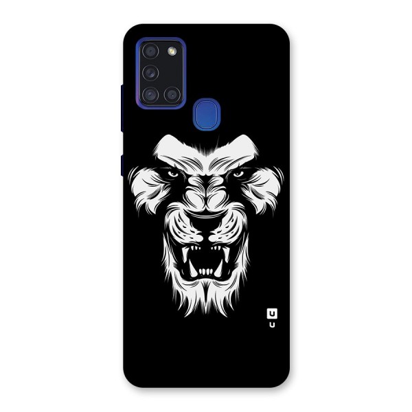 Fierce Lion Digital Art Back Case for Galaxy A21s