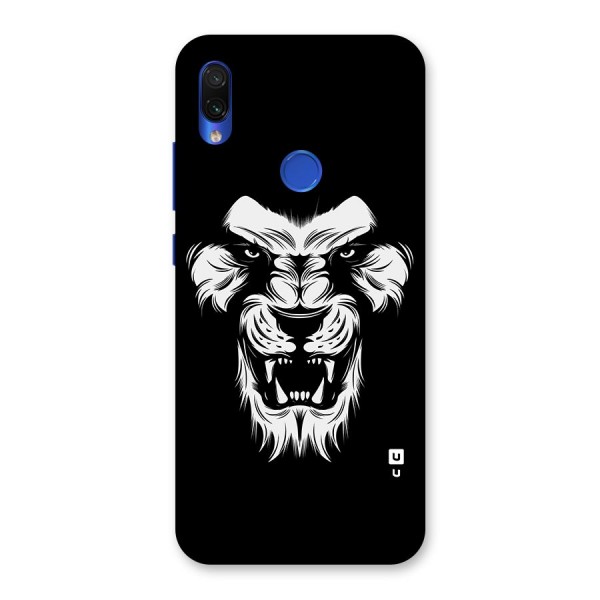 Fierce Lion Digital Art Back Case for Redmi Note 7S