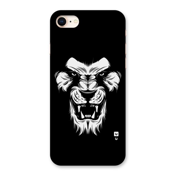 Fierce Lion Digital Art Back Case for iPhone 8