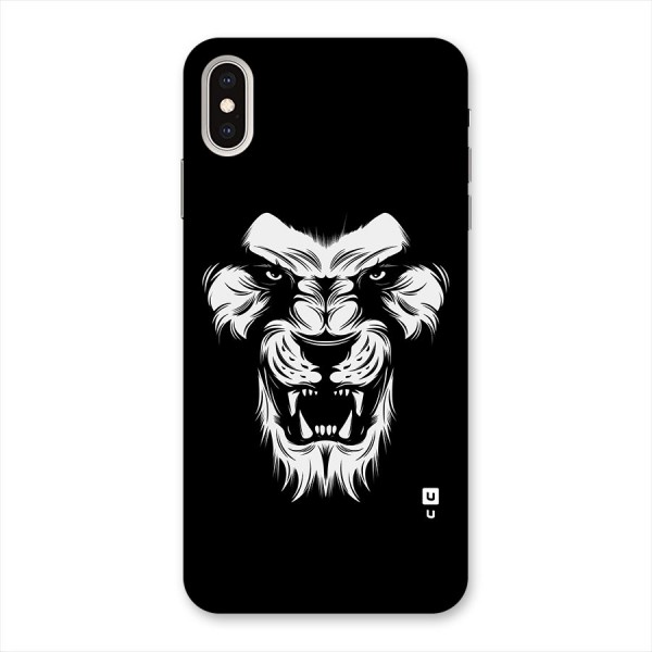 Fierce Lion Digital Art Back Case for iPhone XS Max