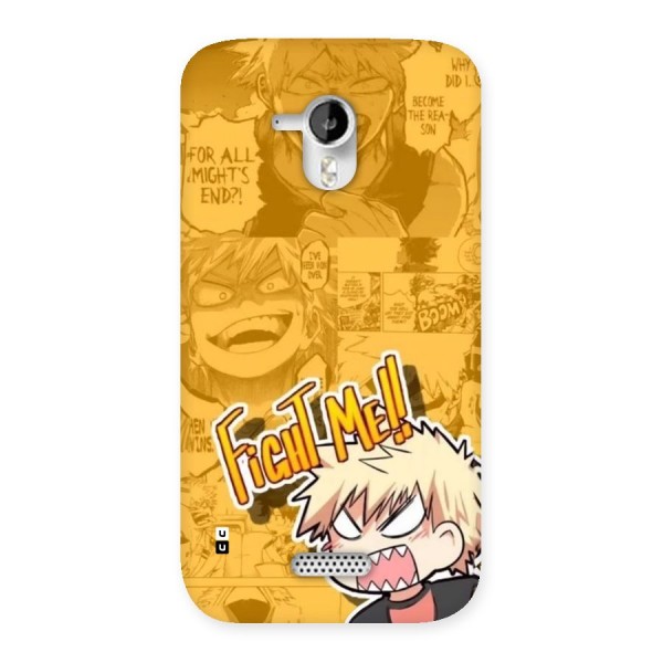 Fight Me Challenge Back Case for Canvas HD A116