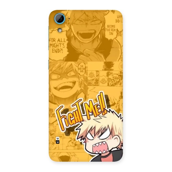 Fight Me Challenge Back Case for Desire 826