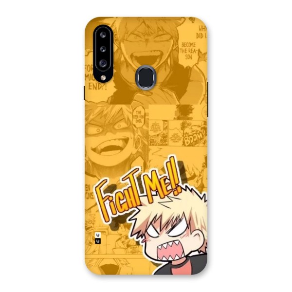 Fight Me Challenge Back Case for Galaxy A20s