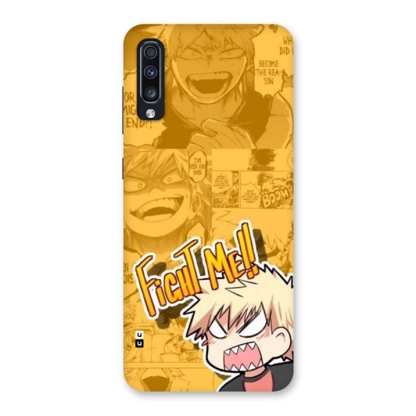 Fight Me Challenge Back Case for Galaxy A70