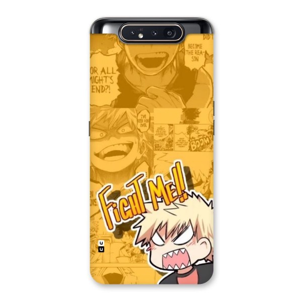 Fight Me Challenge Back Case for Galaxy A80