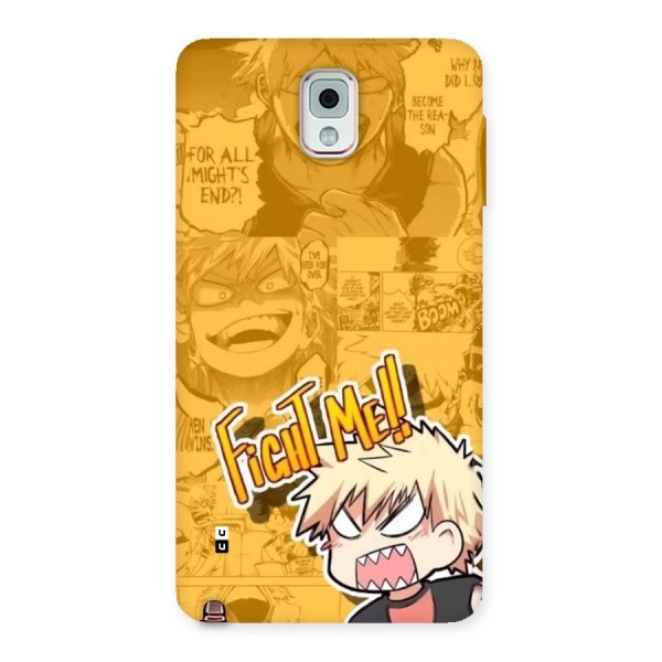Fight Me Challenge Back Case for Galaxy Note 3