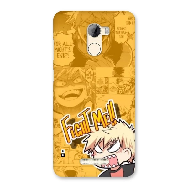 Fight Me Challenge Back Case for Gionee A1 LIte