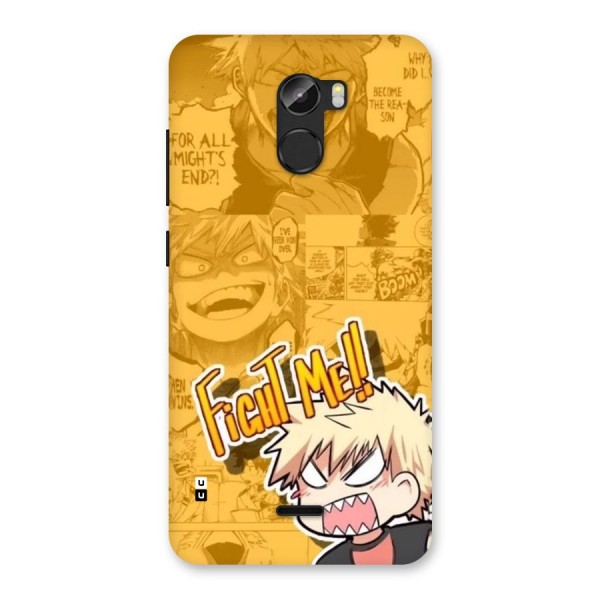 Fight Me Challenge Back Case for Gionee X1