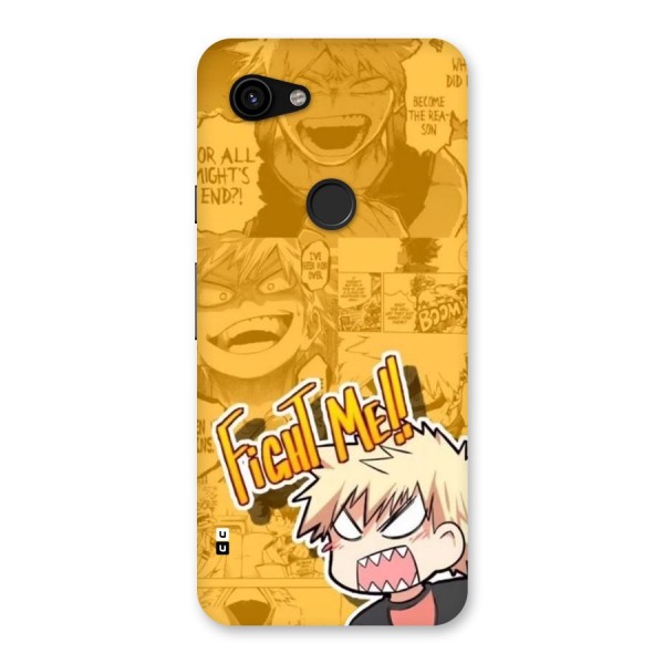 Fight Me Challenge Back Case for Google Pixel 3a