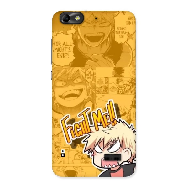 Fight Me Challenge Back Case for Honor 4C