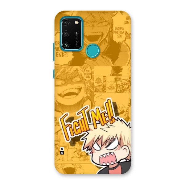 Fight Me Challenge Back Case for Honor 9A